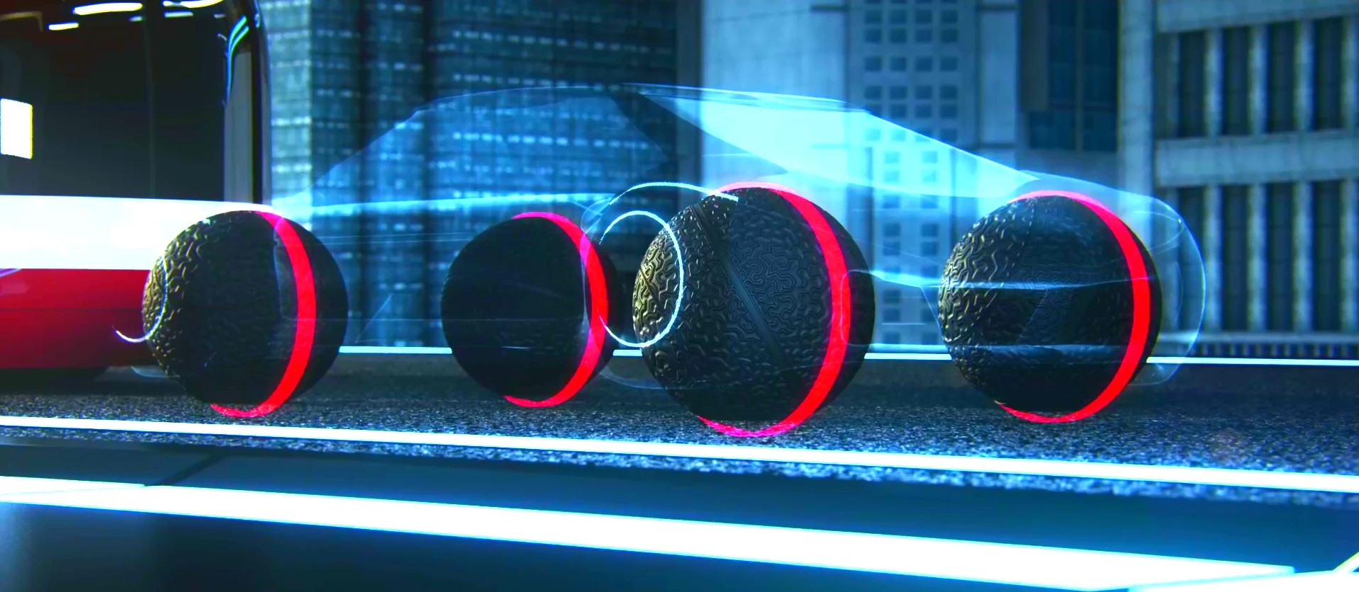 The Goodyear Eagle-360 automatically adjusts itself to driving conditions