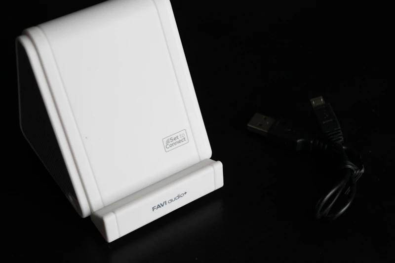 A USB cable is provided for charging