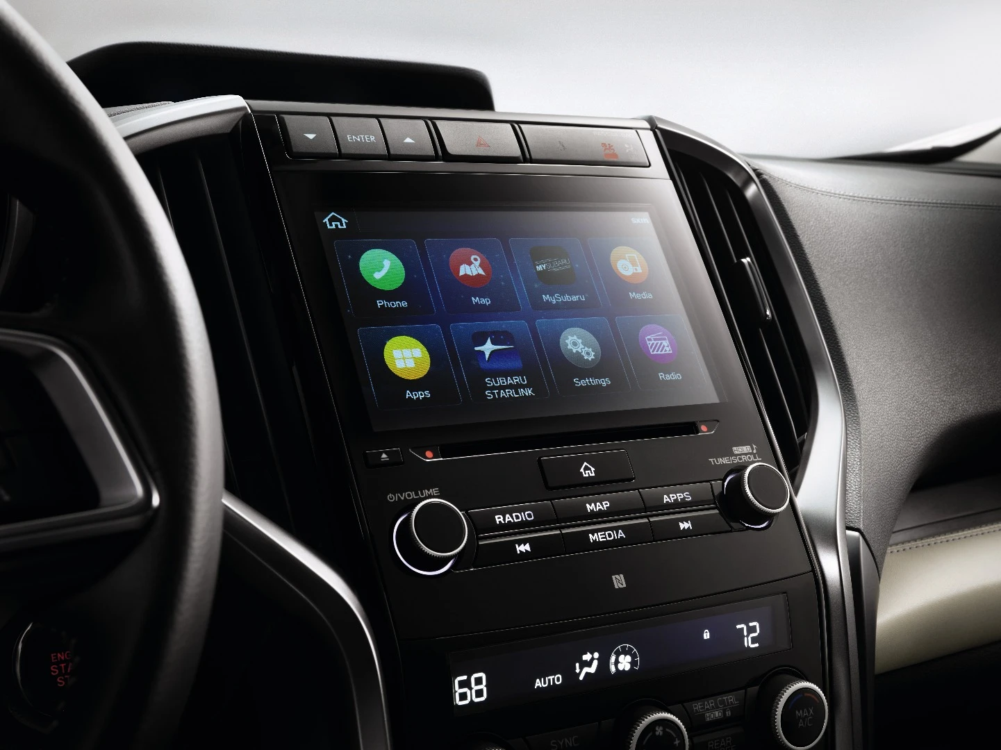 Also debuting inside the new Ascent is Subaru’s latest infotainment and STARLINK multimedia system