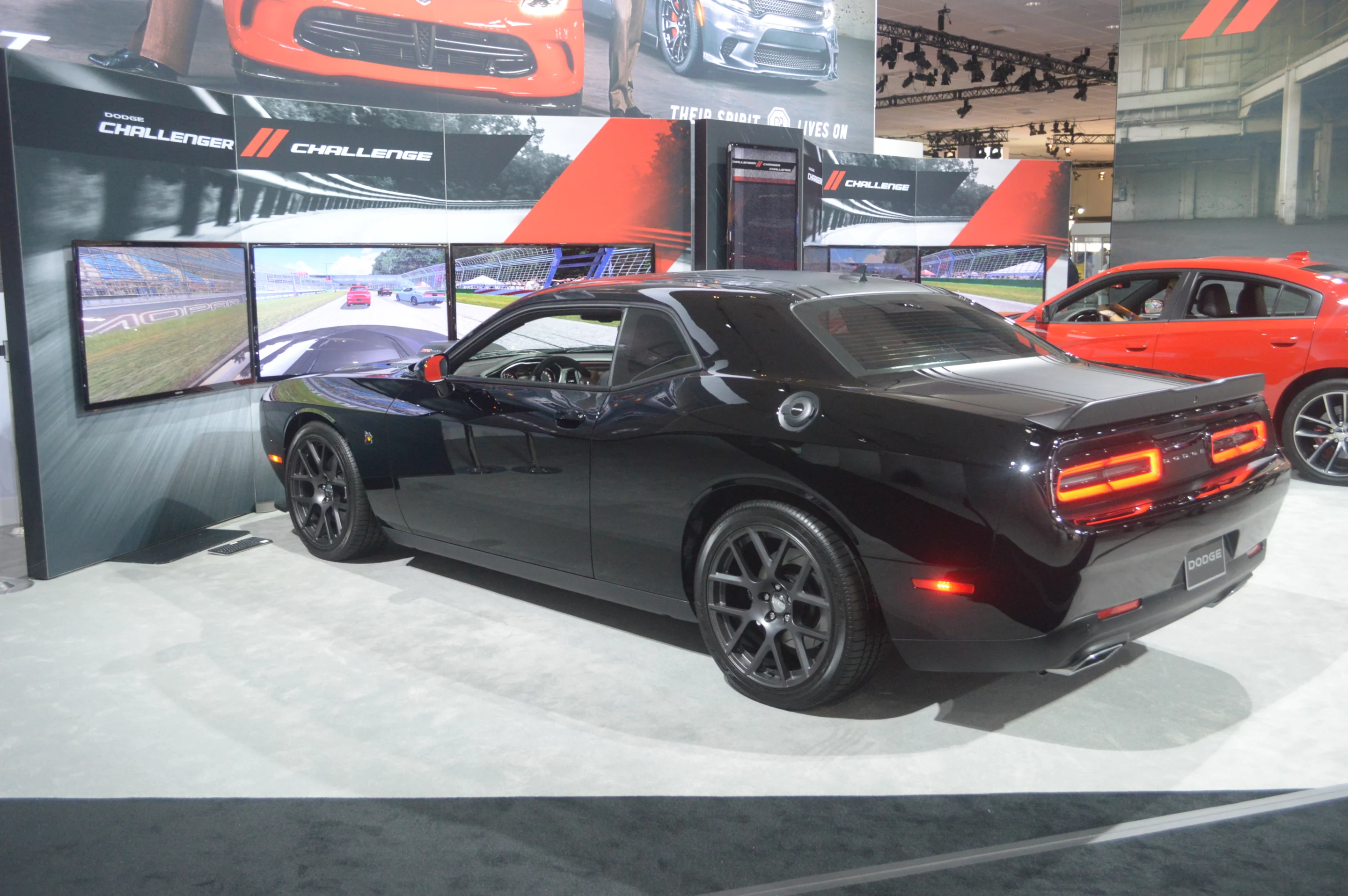 Dodge takes race gaming to a new level - with real muscle cars (Photo: C.C. Weiss/Gizmag)