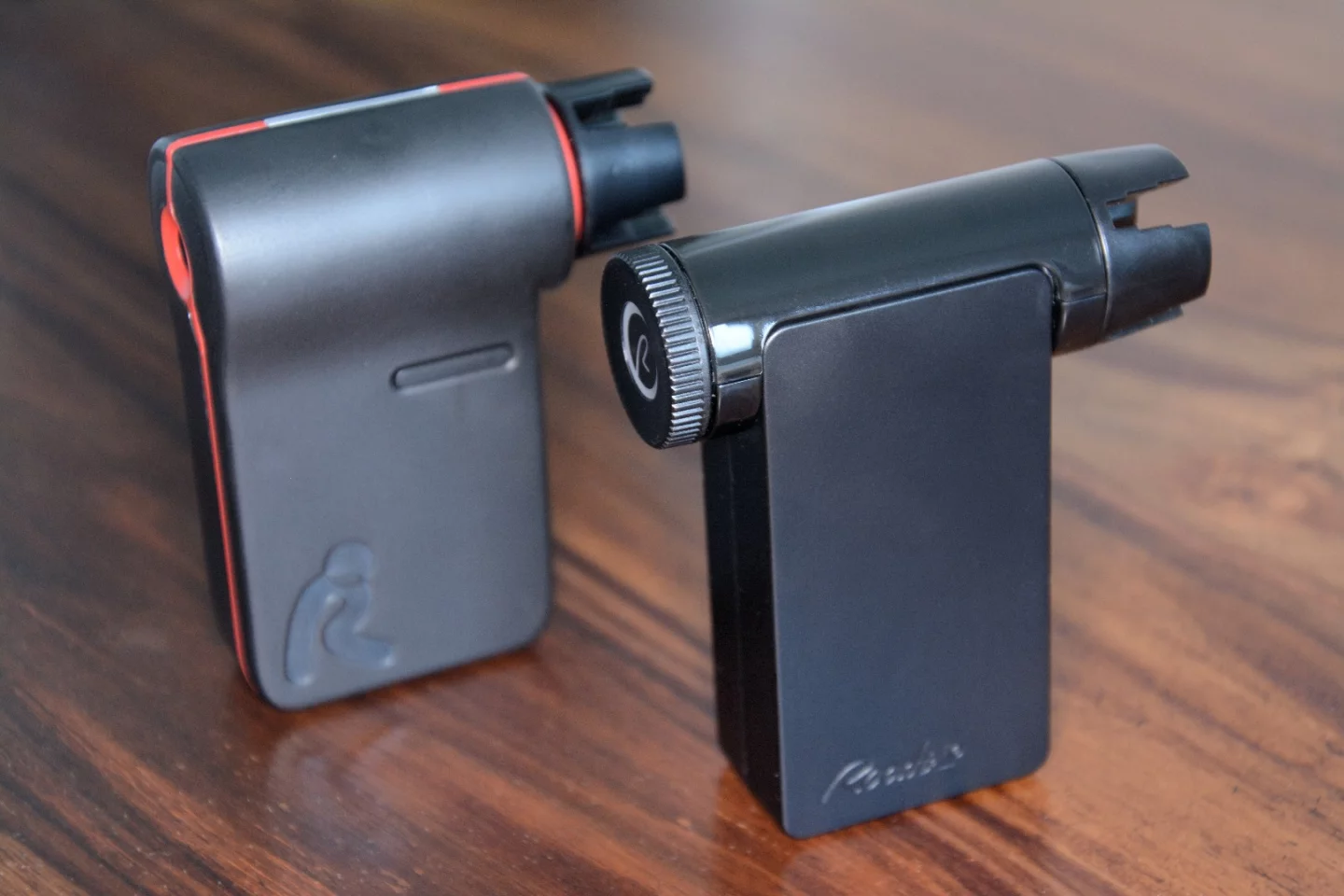 The Roadie 2 (front) is about the same size and weight of its predecessor (back), but is much more capable