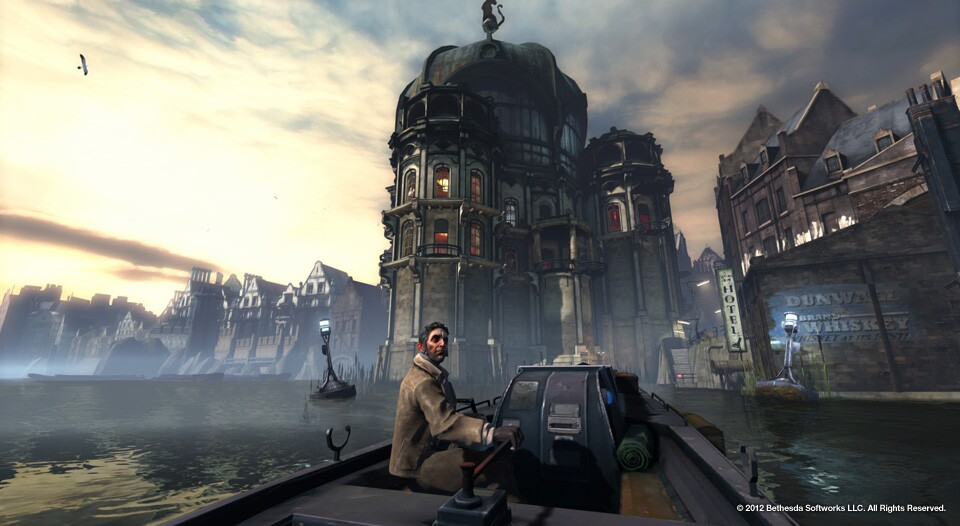 The city of Dunwall is well conceived and beautifully rendered