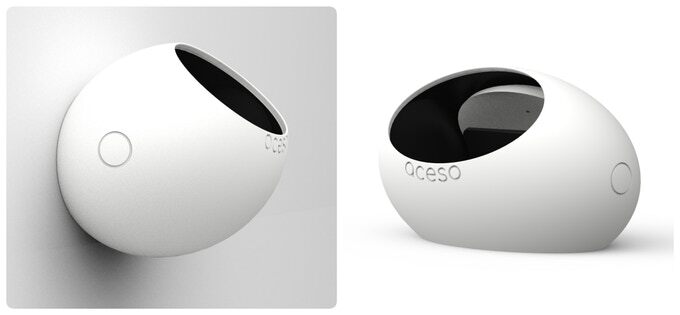 ACESO's innovative form factor allows it to be placed on a bench or attached to a wall