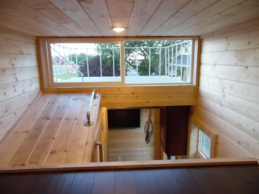Designed by Upper Valley Tiny Homes, the Man Cave is best suited for hunting trips, weekends away and the like