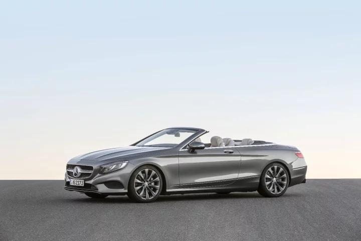 The S550 Cabriolet joins the already massive S-Class lineup, which includes a Coupe, long and short wheelbase versions and a Maybach limousine