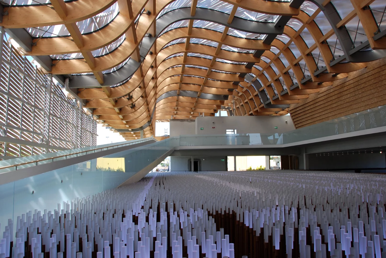 The China Pavilion for Milan Expo 2015, by Tsinghua University's Academy of Art and Design and New York architects Studio Link-Arc won the Beauty of Wood – Innovation prize