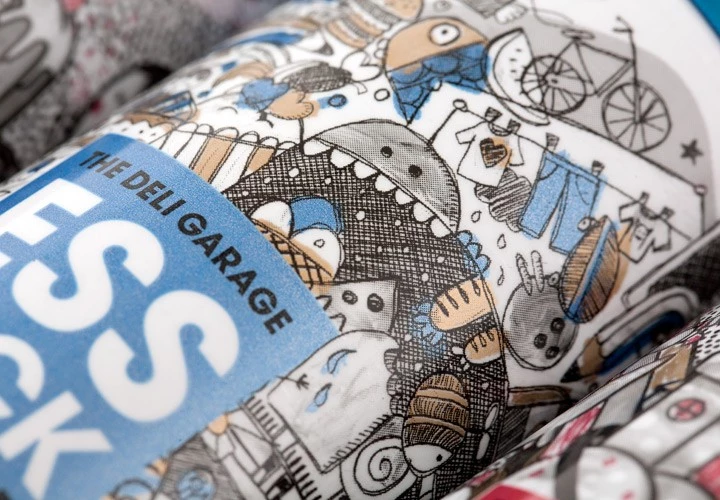 Food Finish sprays are sold in 100ml cans adorned with some stylish illustrations