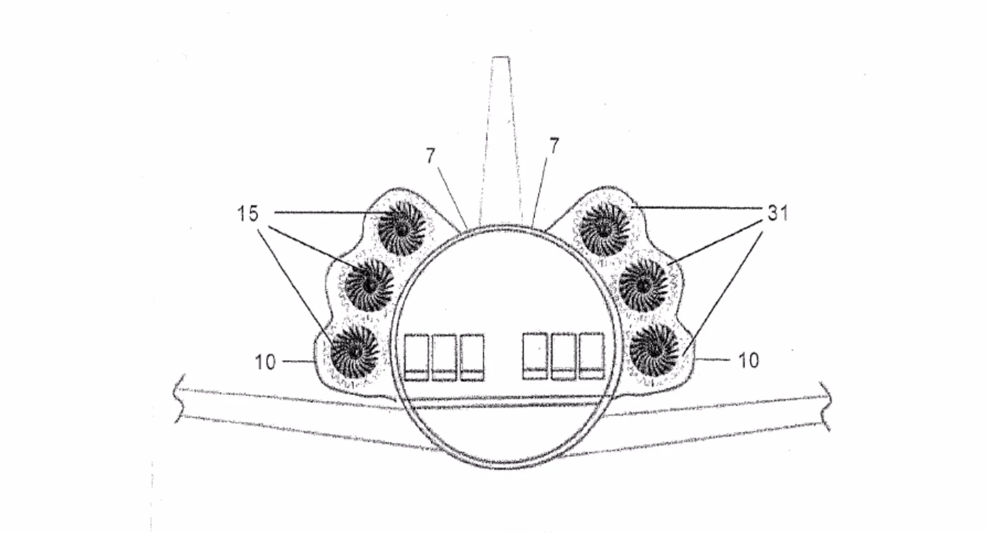 Airbus envisions an airliner with engines wrapped around the fuselage