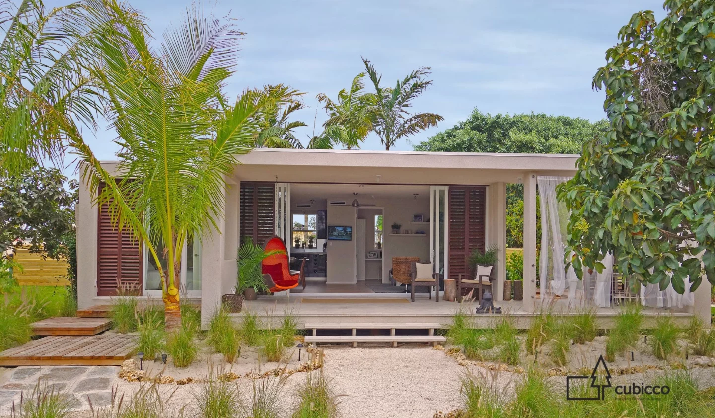 Florida's Cubicco's line of flatpack homes include shelters that can withstand hurricane force winds