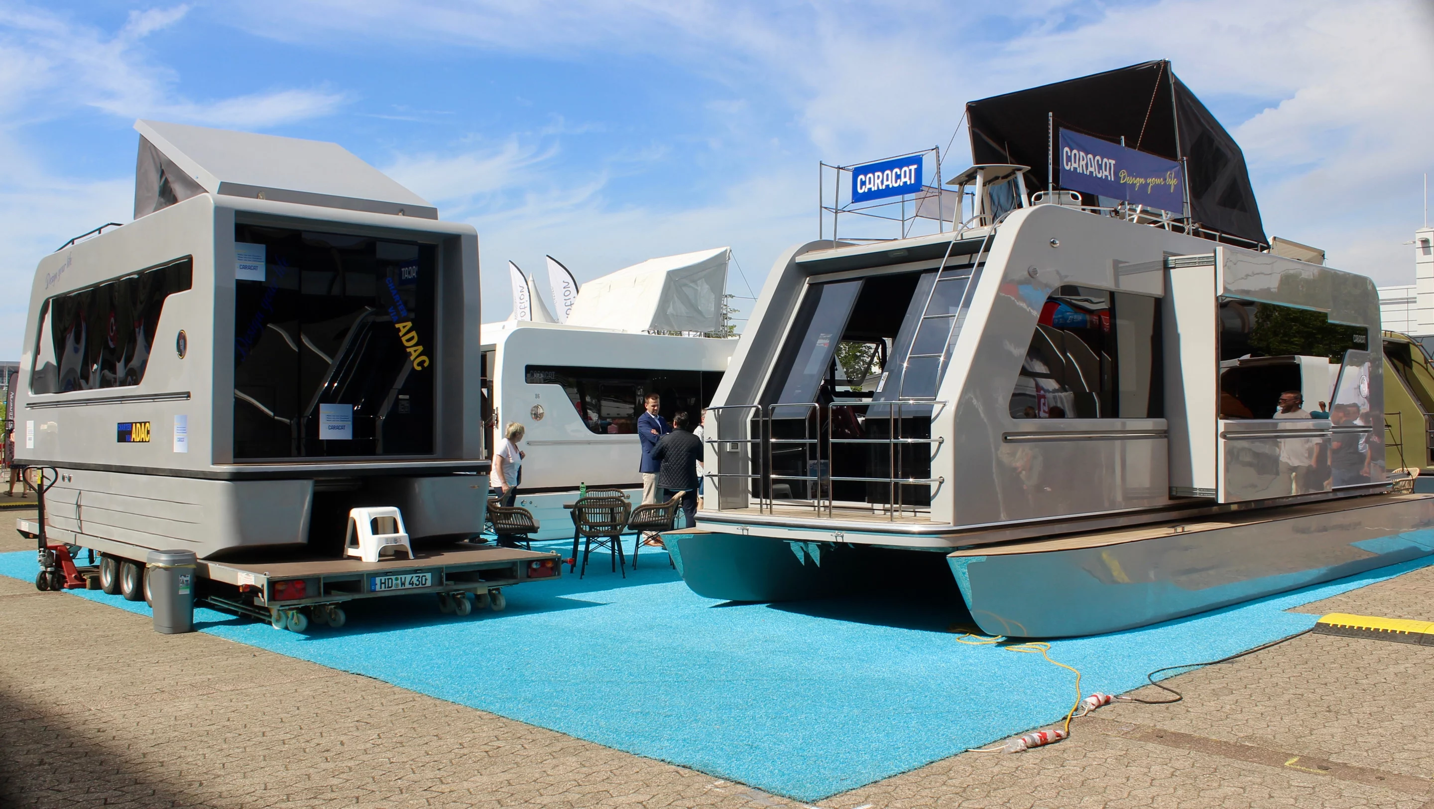 Caracat shows a different style of trailer camping at the 2022 Düsseldorf Caravan Salon