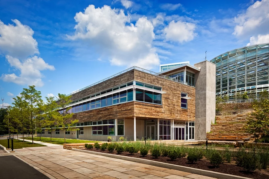 The Phipps Center for Sustainable Landscapes is the first building in the world to obtain the four highest sustainable building standards (Photo: Denmarsh Photography)