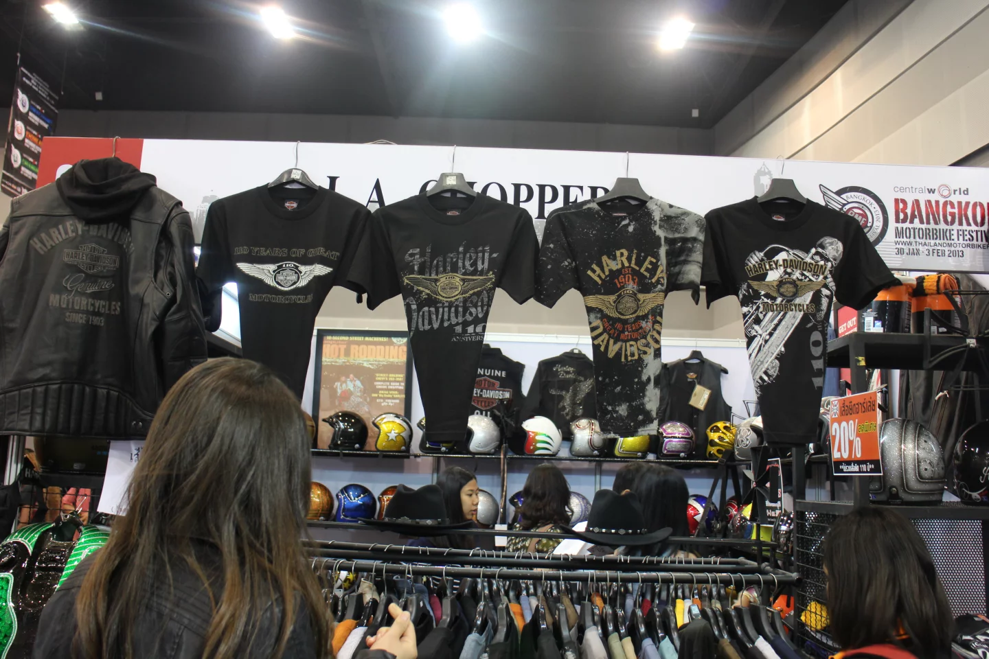 Harley merchandise was everywhere (Photo: Husna Namirembe/Gizmag)