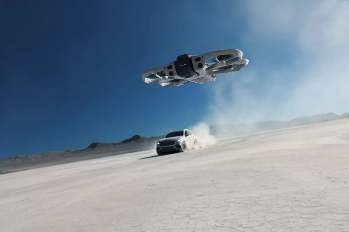 The Avata 360 comes equipped with 1-inch-type imaging, can support video transmission from 20 km away, features omnidirectional obstacle sensing, and offers immersive FPV flights and 360° aerial filming in one drone