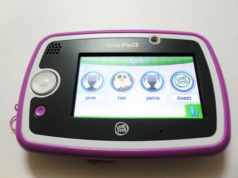 The Leappad 3 features a quad core processor and comes with a built-in Lithium ion battery (Photo: Lakshmi Sandhana/Gizmag)