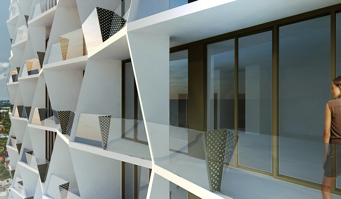 The as-yet-unnamed building is due to be completed in 2016 (Image: Studio Gang Architects)