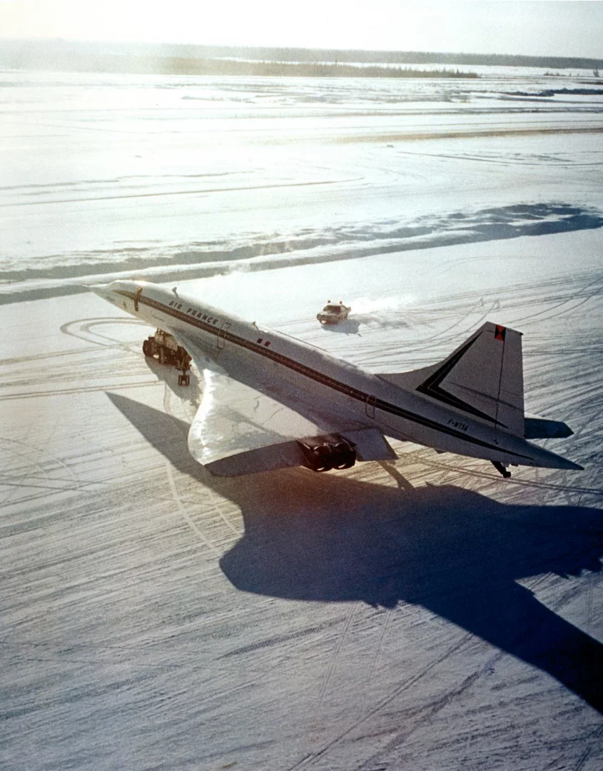 Concorde in Fairbanks, Alaska
