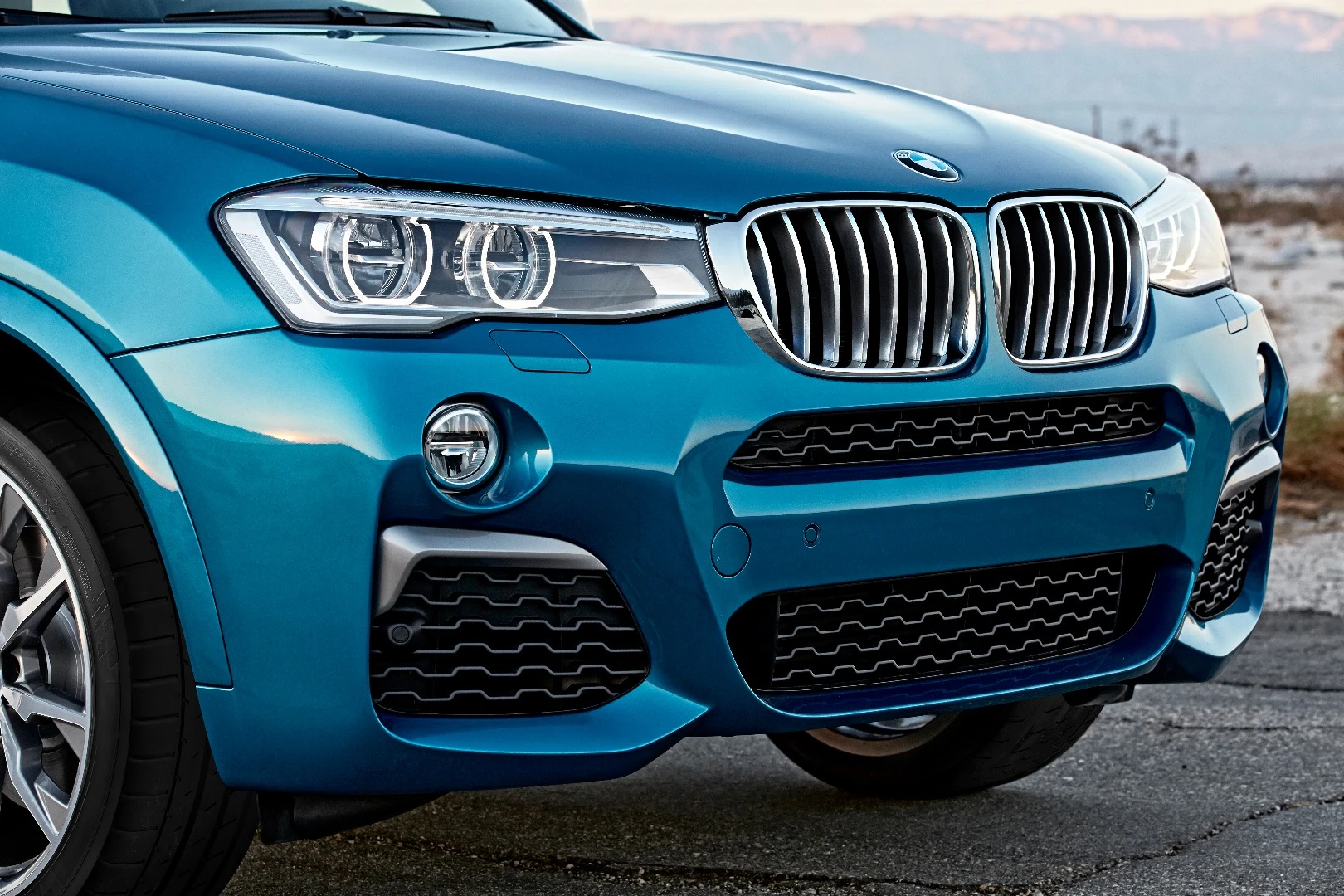 BMW's kidney grille is still the defining feature up front