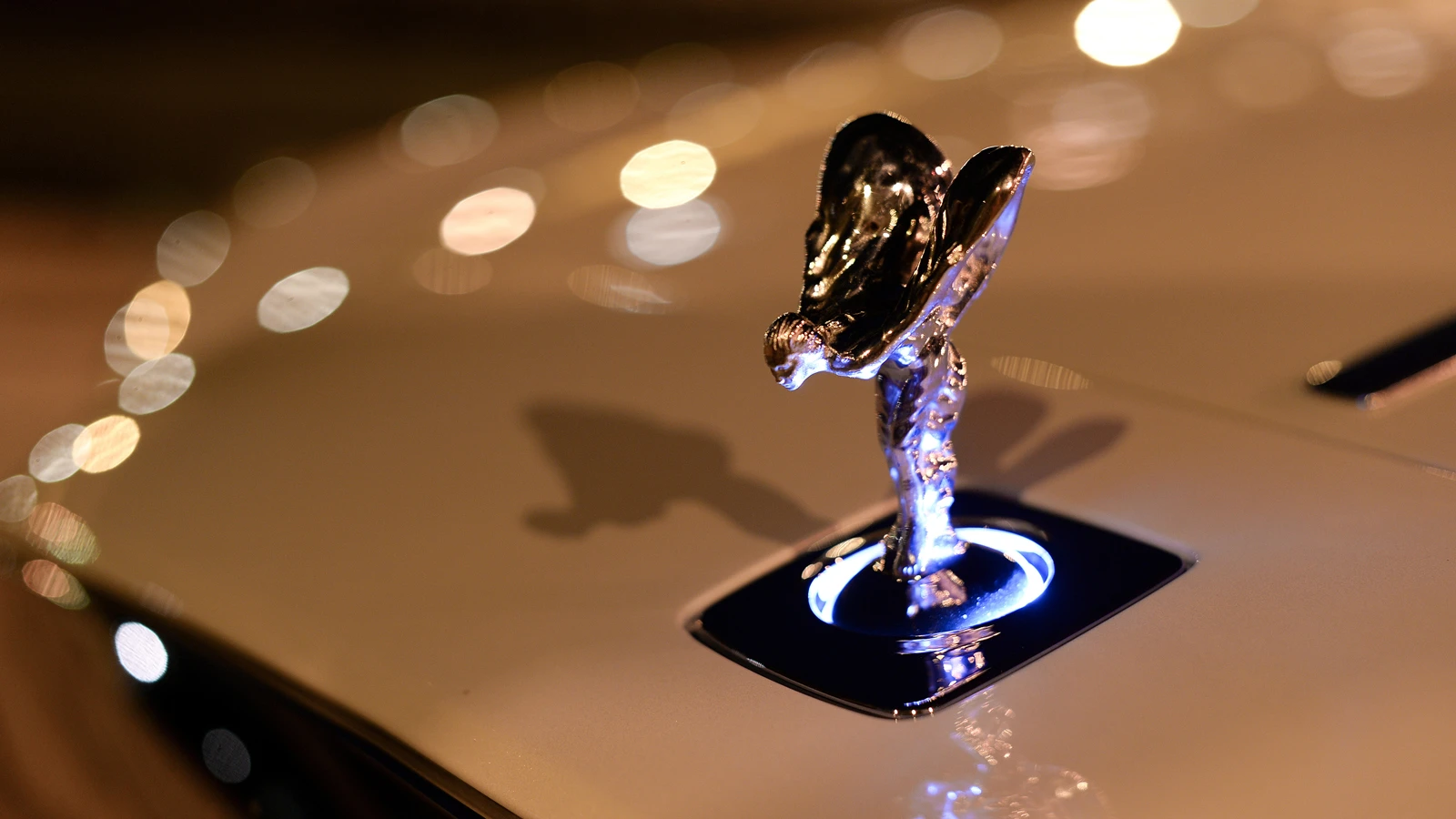 The Spirit of Ecstasy hood ornament will soon adorn a Rolls-Royce SUV