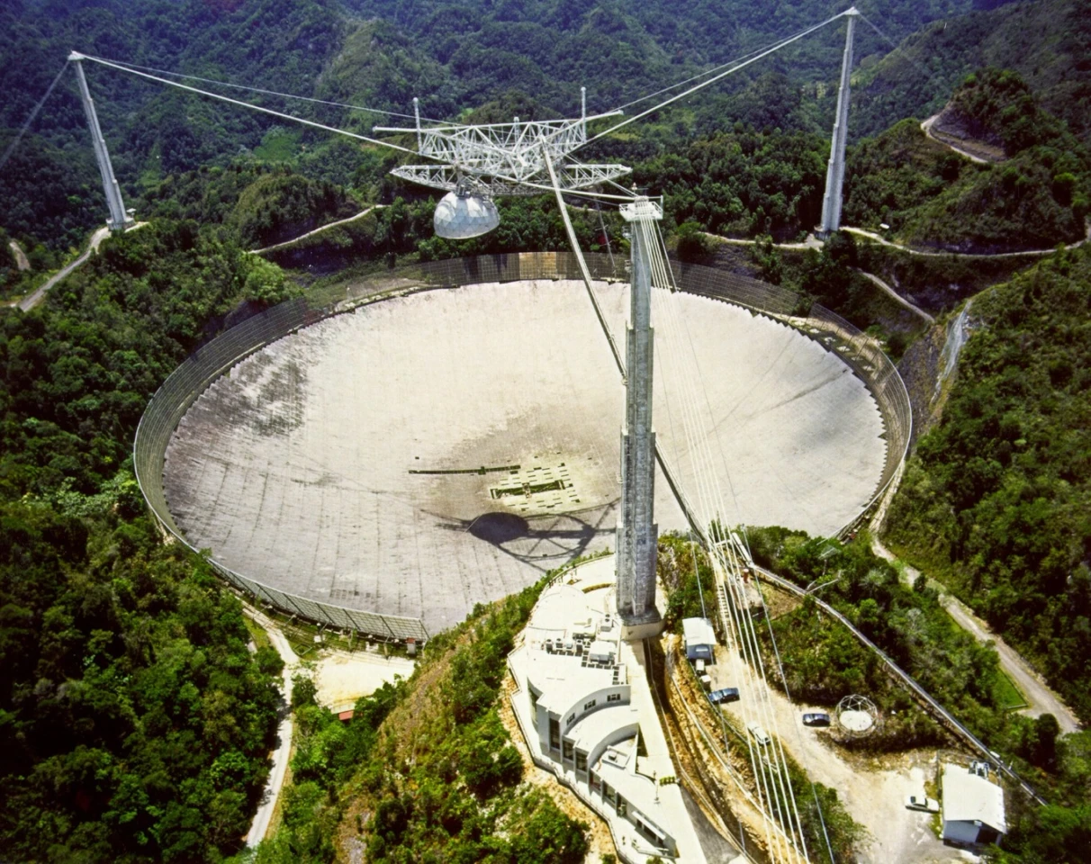 The Arecibo radio telescope