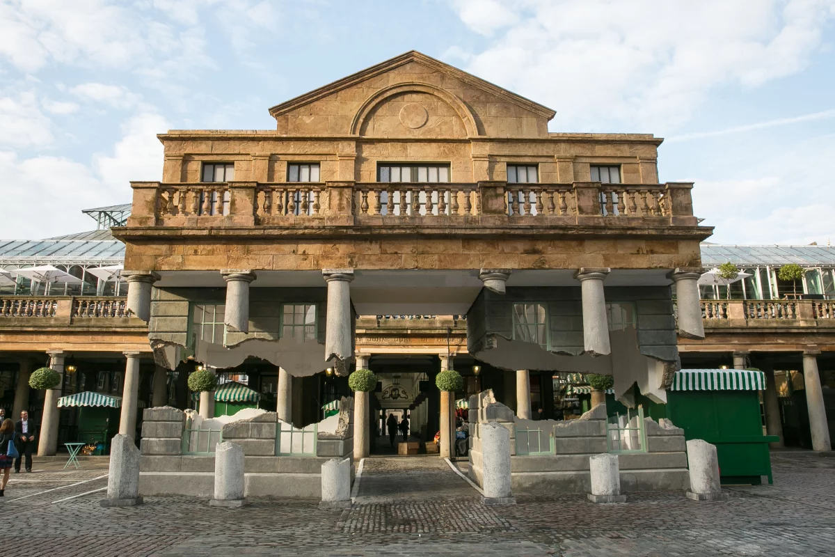 Take my lightning but don’t steal my thunder by British artist Alex Chinneck (Photo: Jeff Moore)