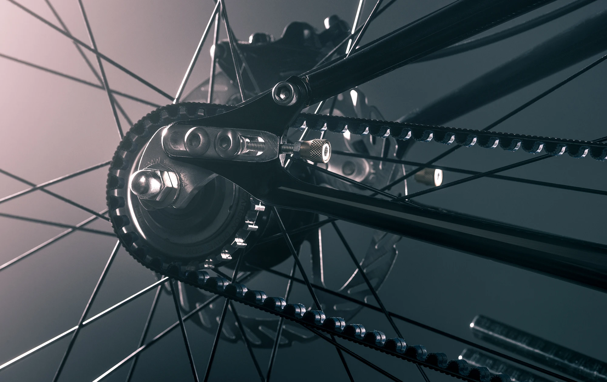 The Blackline's belt drive and sealed 3-speed SRAM hub transmission