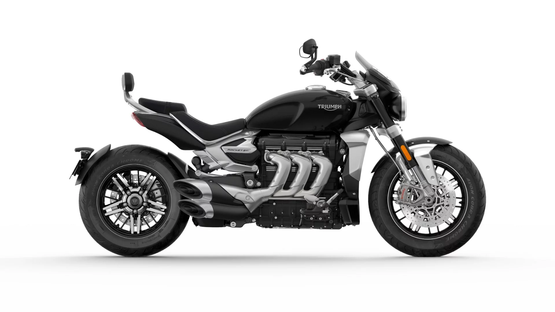The 2020 Triumph Rocket 3 GT in Phantom Black