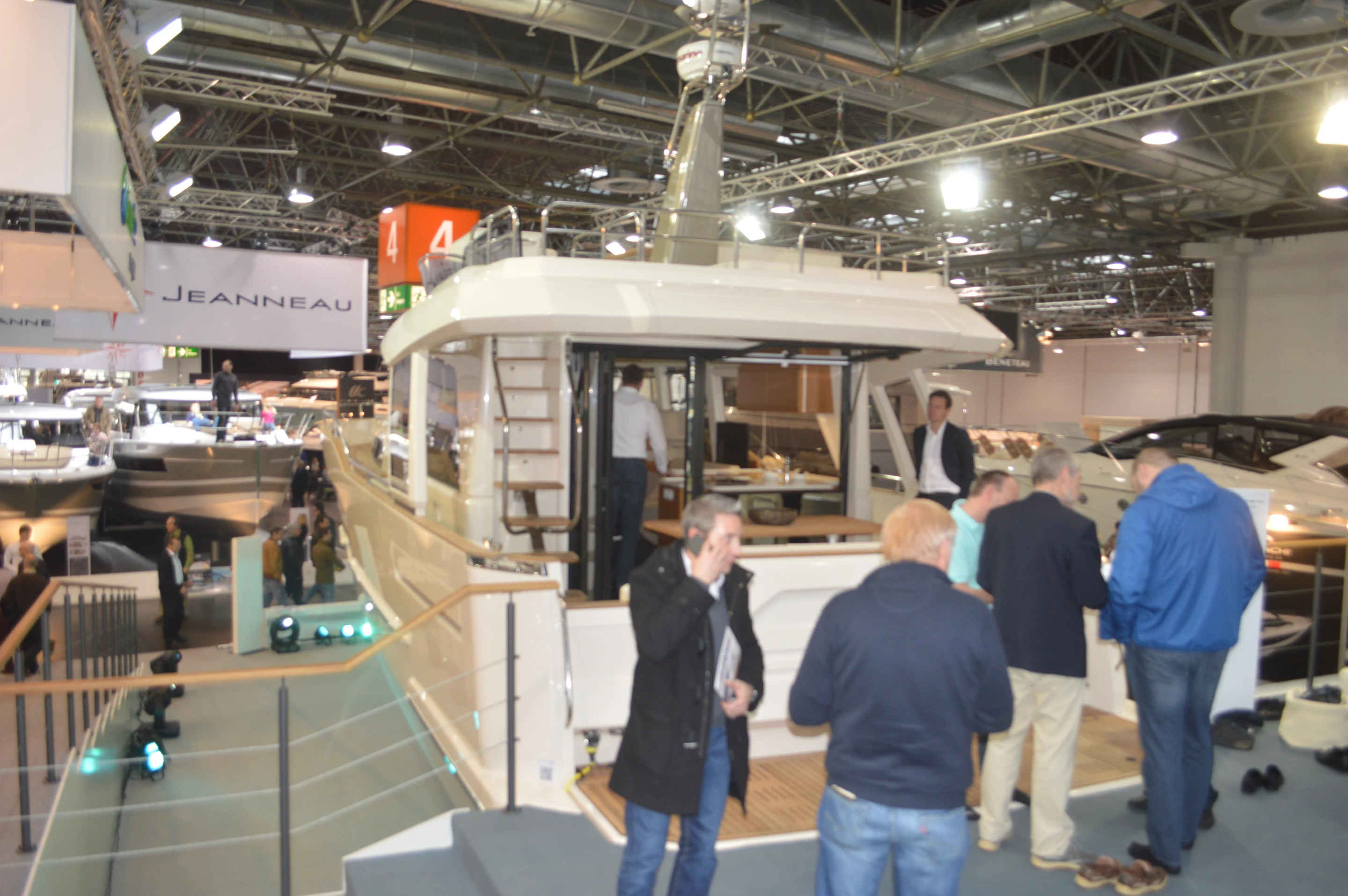 The Greenline 48 can go 1,000 nm under diesel power