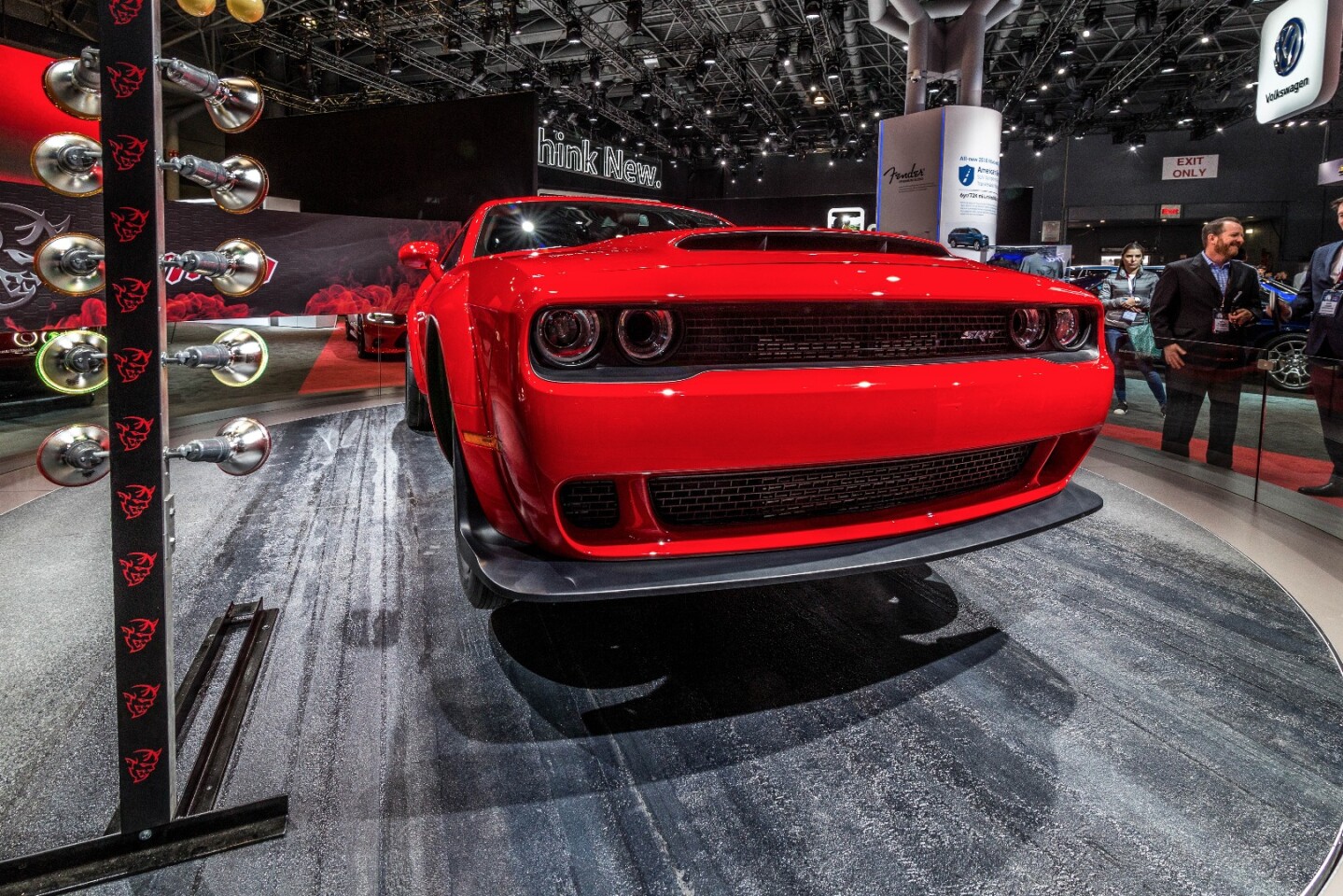 The Demon is most at home on the drag strip