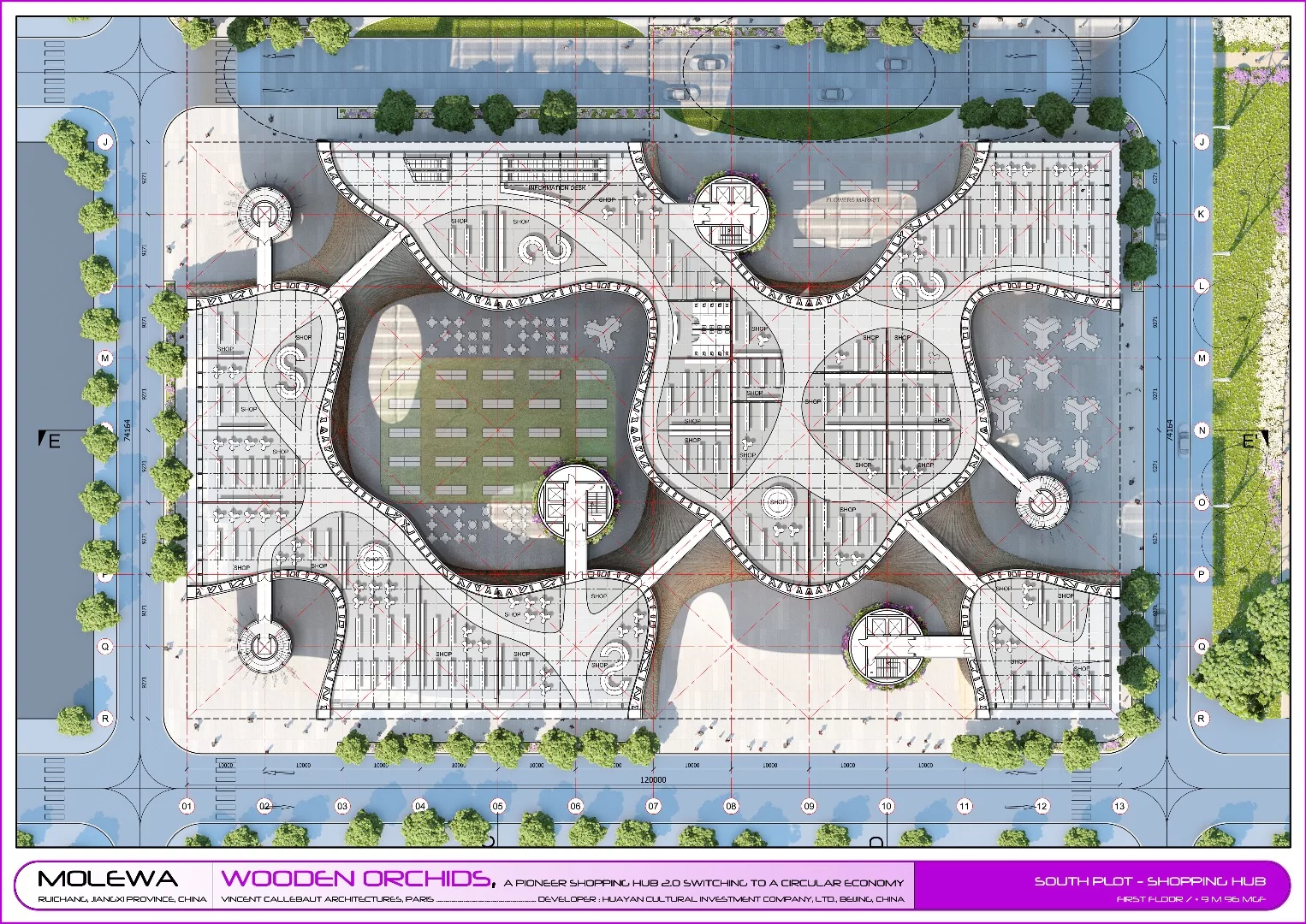 Many regular readers will be familiar with Vincent Callebaut's body of work, and this continues in a similar vein