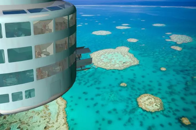 One of the Skylifter luxury cruising pods