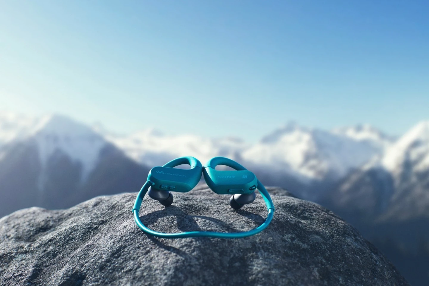 The new Walkman Sports models are 35 percent smaller than the predecessor, and are designed for outdoor workouts