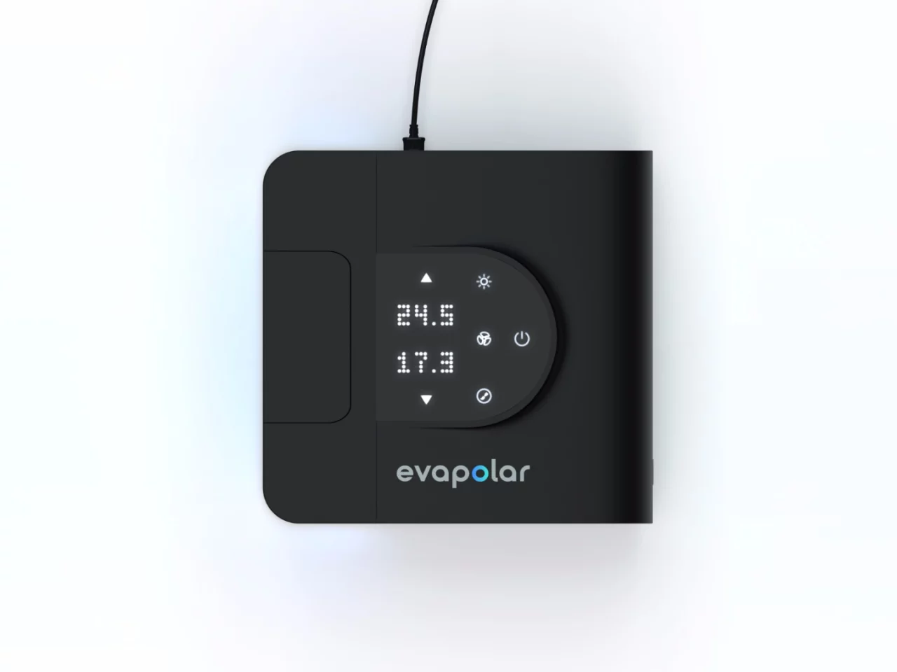 The Evapolar 2 can connect to a mobile app for iOS or Android to provide remote control and monitoring