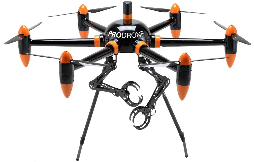 Powered by two 22.2v/16,000mAh batteries, the PD6B-AW-ARM has a flight time of up to 30 minutes per charge, a maximum forward speed of 60 km/h (37 mph), and a maximum operating altitude of 5,000 m (16,404 ft)