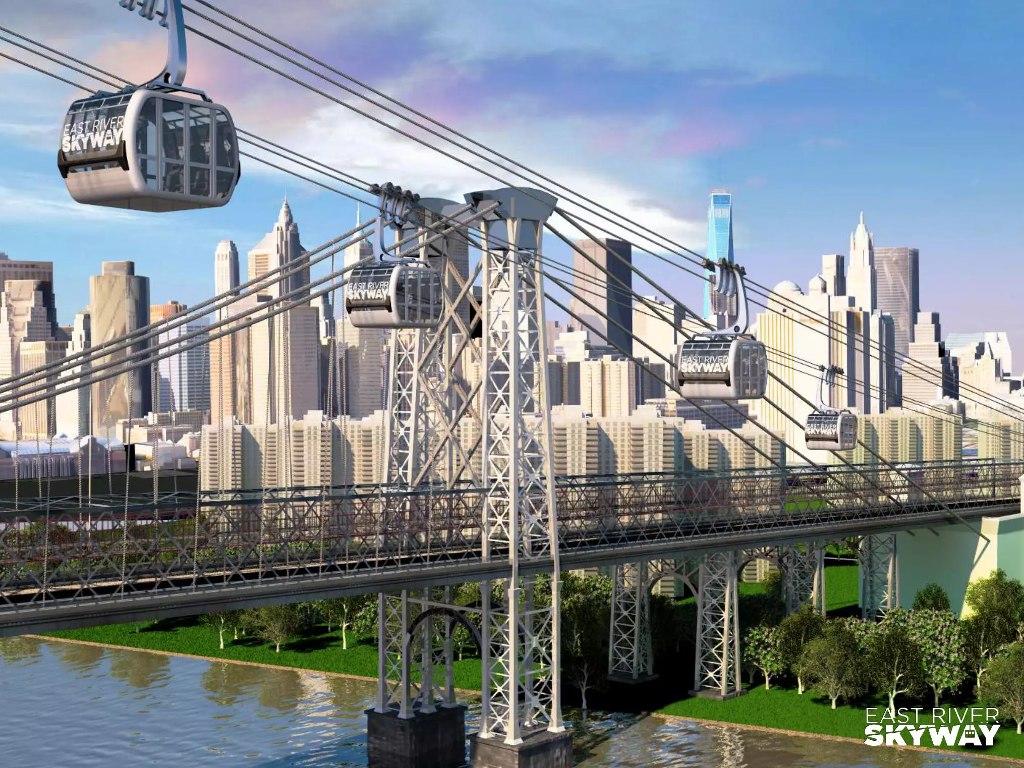 According to developer CityRealty, the gondolas could transport roughly 5,000 travelers per hour