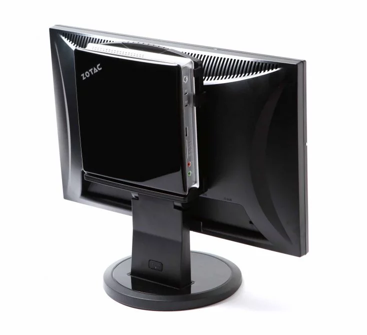 You can hide the unit behind a monitor if you so wish courtesy of the included VESA mount