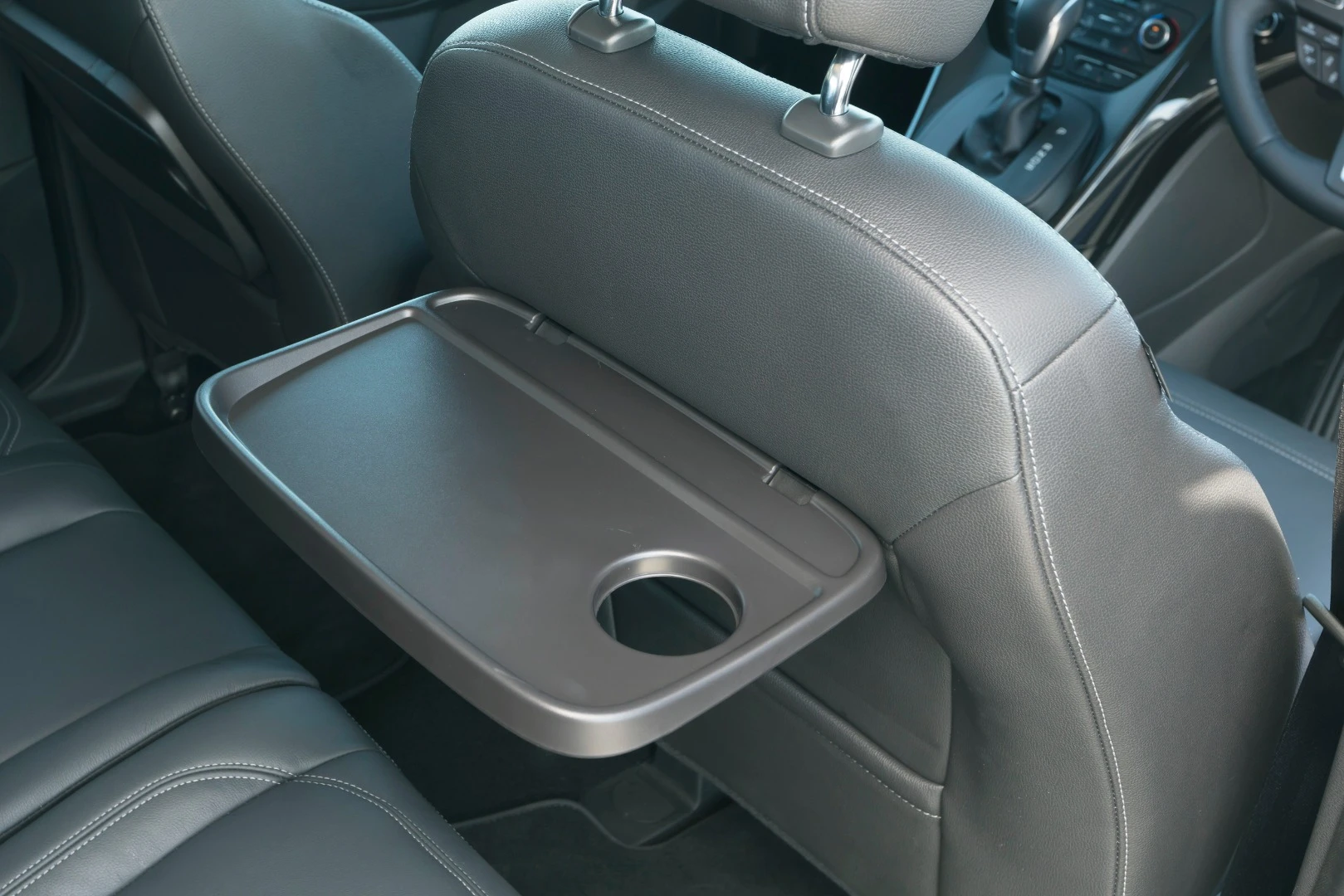 2017 Ford Escape Titanium: tray tables for the kids in the back