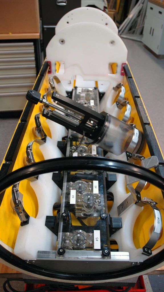 One of the gulper samplers for collecting water samples