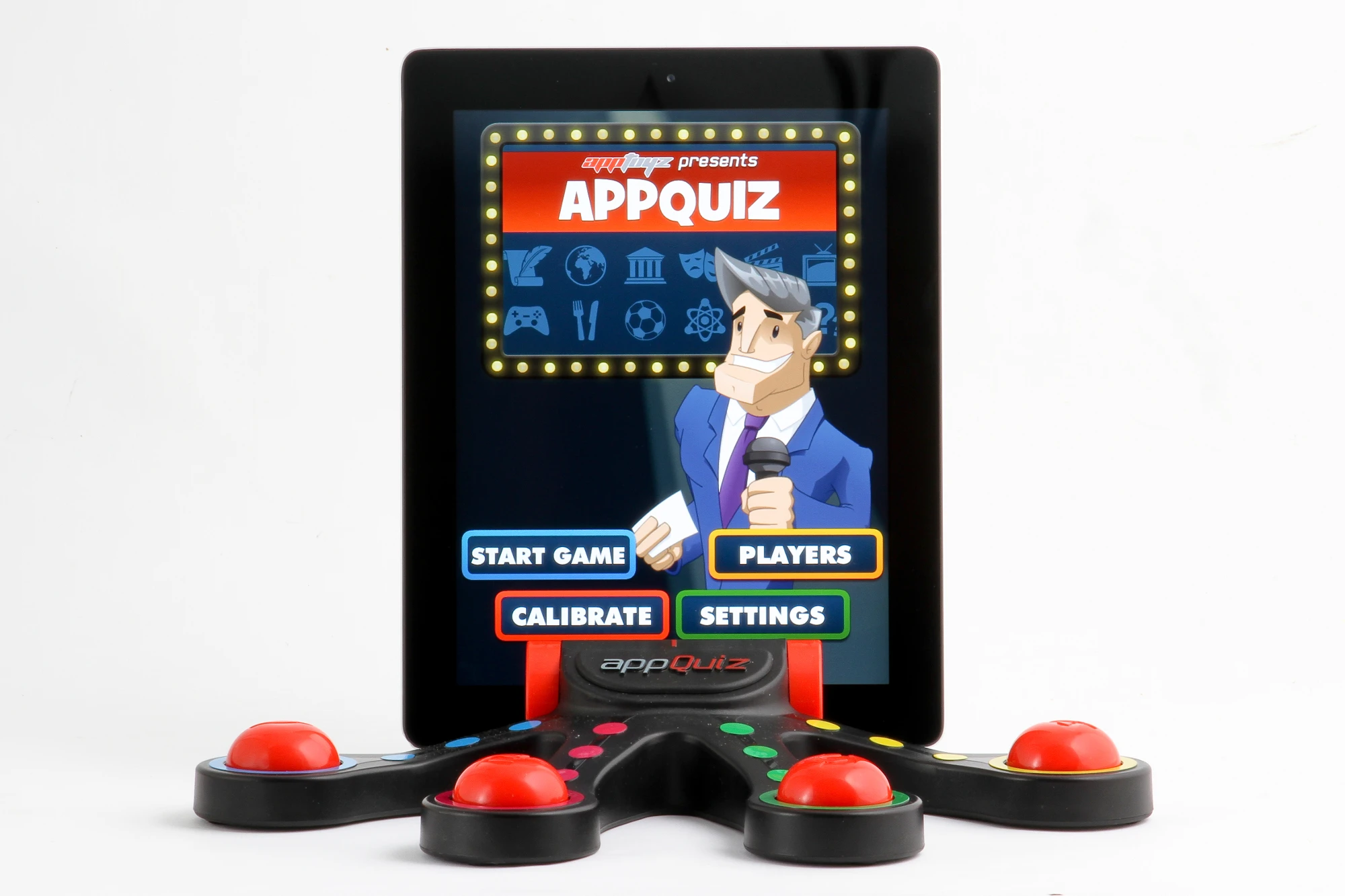 AppQuiz turns an iPad or Android tablet into a portable quiz show