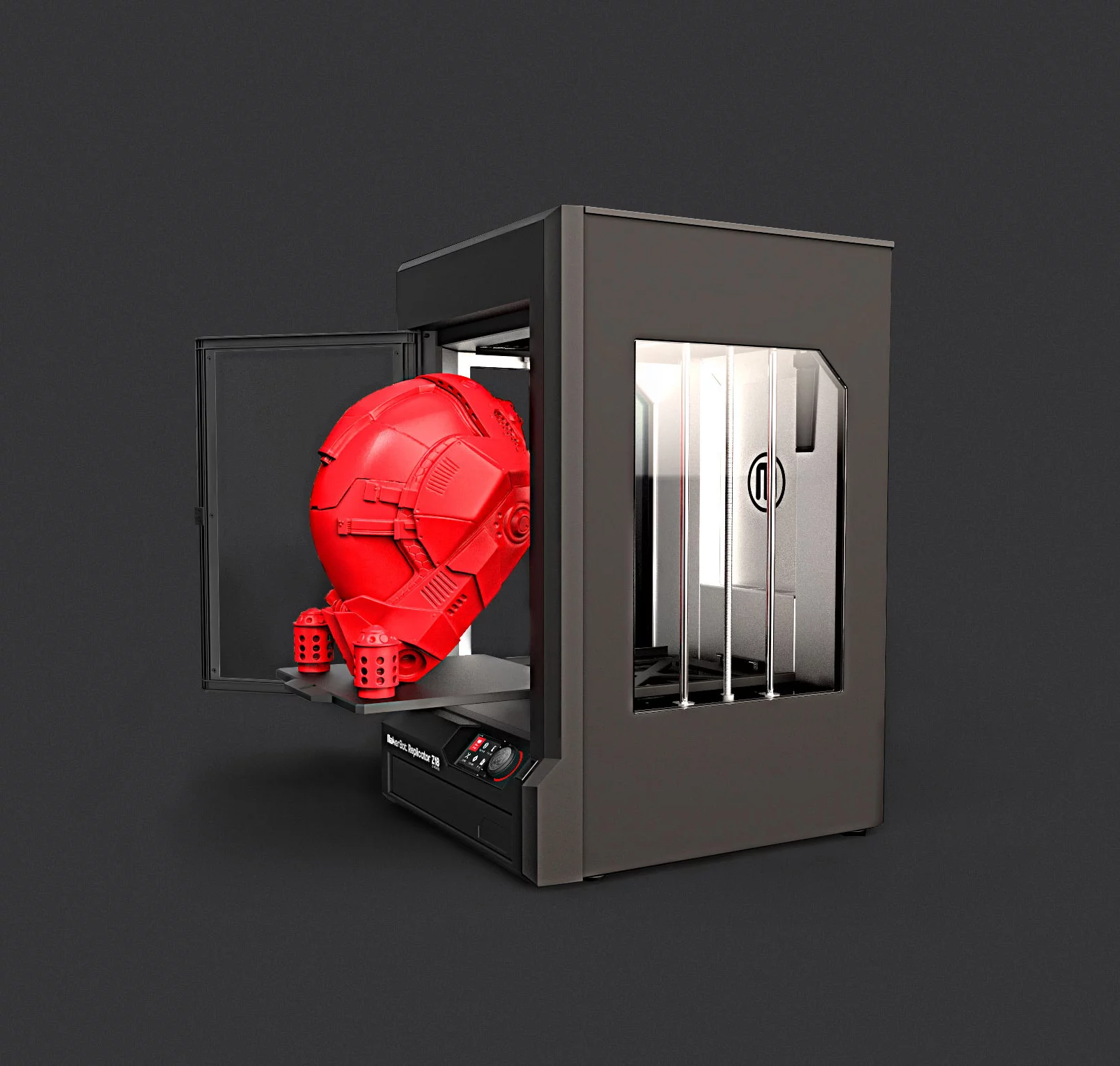 At CES 2014 today, MakerBot unveiled a new industrial-sized 3D printer, the Z18