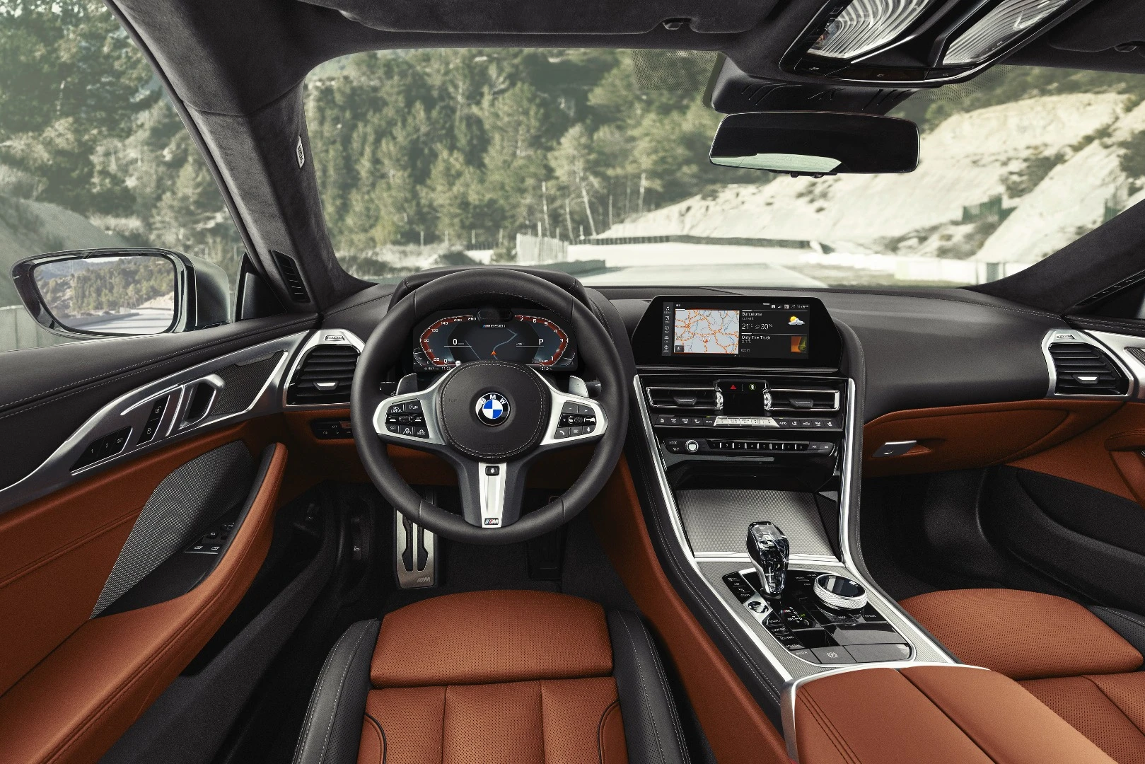 Here the simplified controls, driver-centric cant, and digitized everything can be fully seen within the 8 Series Coupe