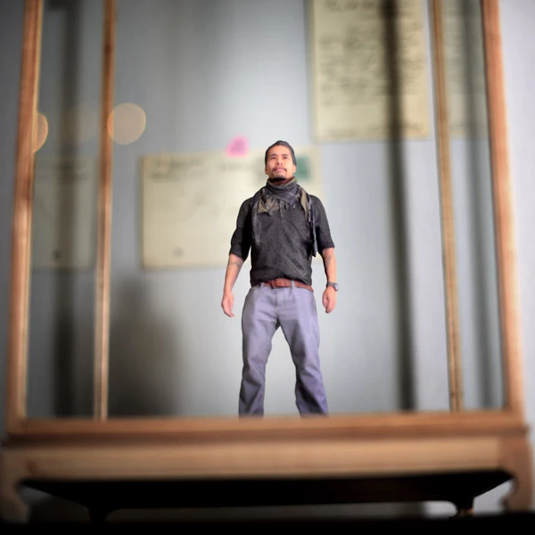 You may choose to display your miniature in a glass box