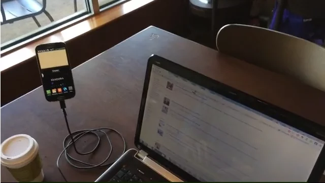 The Magic Phone Stand seems to make your smartphone appear as if it's floating in mid-air