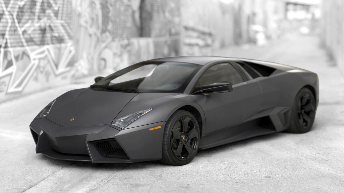 This 2008 Lamborghini Reventón is the first of its model to sell at auction, fetching $1,375,000