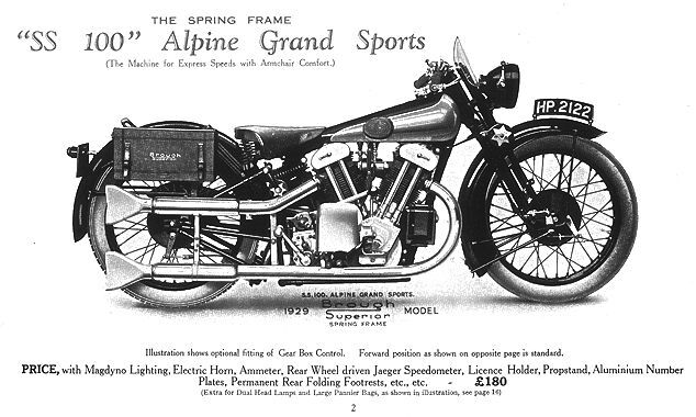 In 1929, the average wage in Great Britain was £3 per week, so the Alpine Grand Sports cost roughly sixty weeks wages