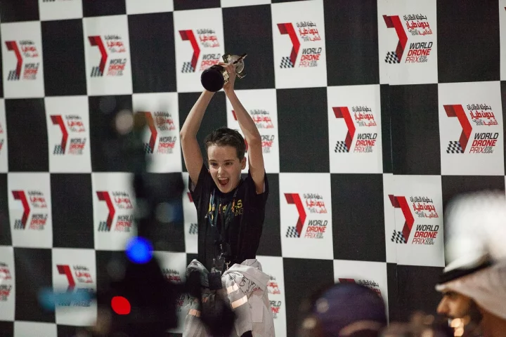 In Dubai over the weekend, Luke Bannister beat out 150 other competitors from around the world to lead his team to victory at the first World Drone Prix