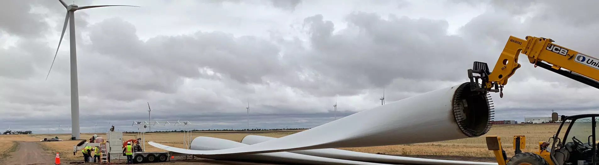 Wind turbine blades are enormous and made from durable composite materials, and are incredibly hard to recycle at the end of their lifespan