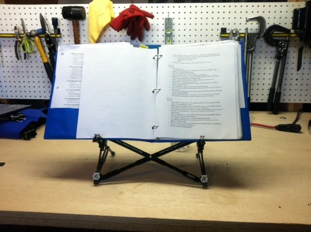 The Roost as a book holder
