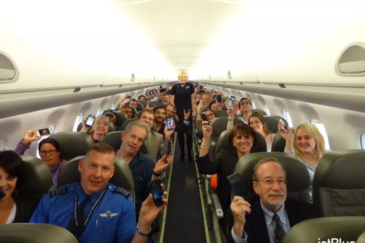 JetBlue flew the first flight under the new regulations (Photo: JetBlue)