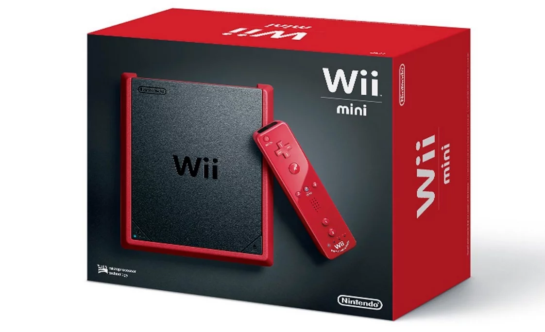 The packaging for the Wii Mini