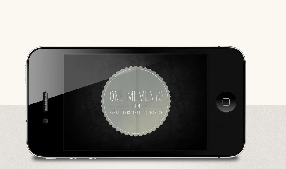 One Memento is part-camera app and part-digital photography experiment